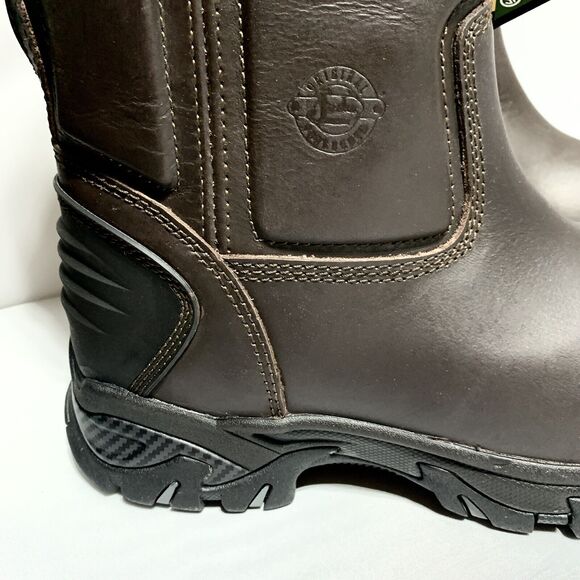 Justin Boots 8 Wide Work Tekk 12” Waterproof Insulated Composite Safety Toe NIB